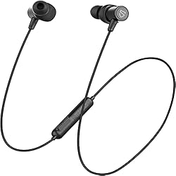 Auriculares Inalambricos Con Iman SoundPEATS Q30 HD+ Auriculares Bluetooth Estéreo Magnéticos In-Ear IPX5 Cascos Bluetooth Resistentes al Sudor con Micrófono para Deportivos, Graves Inmersivos Controladores aptX-HD de 10 mm,12 Horas