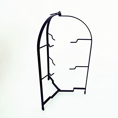 Anmeish 3 Tier Serving Stand Collapsible(Plate Not Included), Three Tiered Metal Cake Cupcake Dessert Pizza Display Standf, Fit For 4"-10" Plate (White) #TOP2