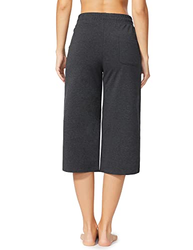 BALEAF-Womens-Active-Yoga-Lounge-Capri-Pocketed-Walking-Crop-Pants