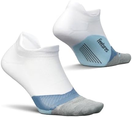 Feetures Elite Light Cushion No-Show Running Socks, Emerald