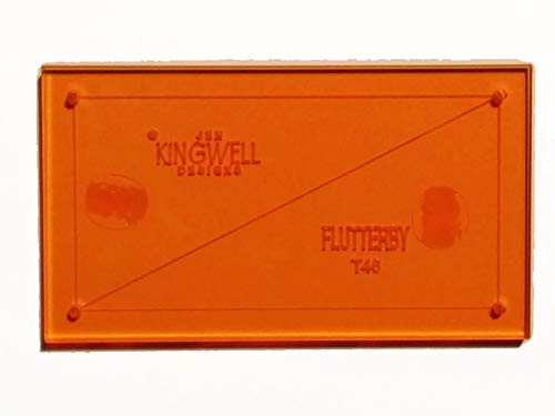 Jen Kingwell Acrylic Quilting Template for The Flutterby Pattern