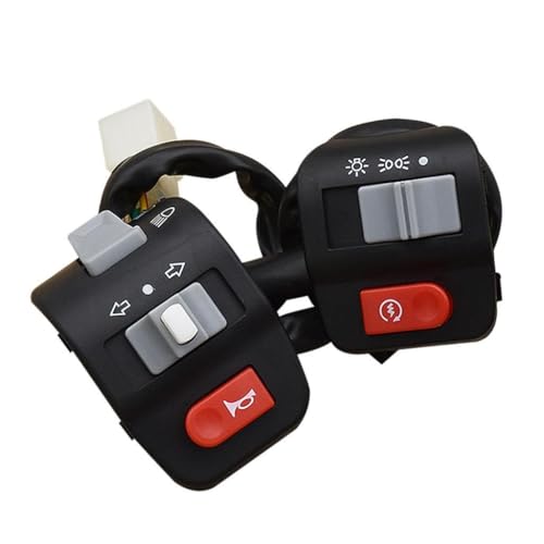Interruptor de manillar universal para luces y arranque de moto 4