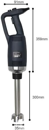 500W Powerful Hand Blender, Electric Stick Blender, Speed 4000RPM to 16000RPM Adjustable, 304 Food-Grade Stainless Steel Material and Prevents Splashing Design, for Food, Vegetables, Soup