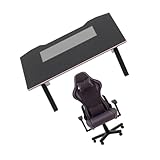 HOMOCONO 1 Set Gaming-Stuhl, Renn-büro-Computer-Schreibtisch, Puppenhausmöbel, Zubehör Im Maßstab 1:12 Für Puppenhaus-enthusiasten Und Tischdisplays, Schwarz