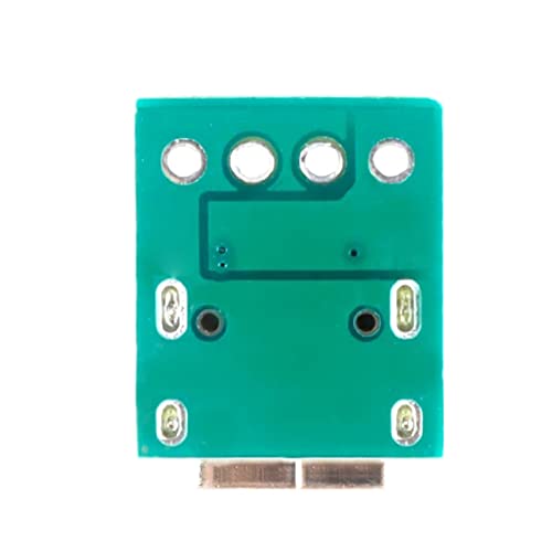 Teansic 10 Pcs USB Type C Connector Board DIY 3.1 Serial Basic Breakout Female Connector USB Type C Breakout Board with PCB Converter Board for Data Line Wire Cable Transfer