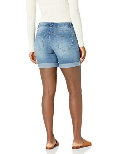 Democracy Women's Ab Solution 7" Short, Light Blue, 12 #TOP1