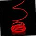 Parliky Red EL Wire Car Light Strip 1m Flexible LED Rope Neon Glow Interior Decoration for Cars USB Powered for Night Driving and Parties