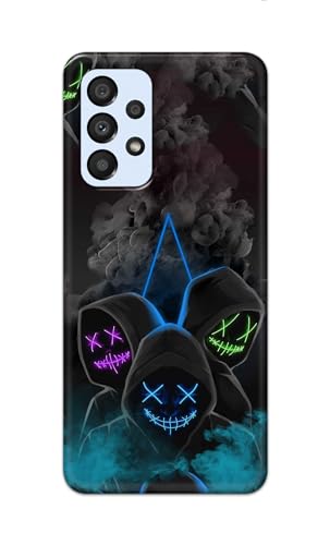 Image of Plastic Printfidaa Printed Hard Back Cover Case For Samsung Galaxy A33 5G Back Cover (Mask Man) -112, Multicolor