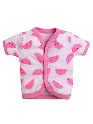 Image of EIO Newborn Baby Cotton Jabla Set (Pack of 4) | Soft Breathable Front-Open Vests for Infants | Gentle on Skin | Unisex Baby Essentials