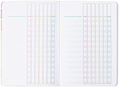 Erin Condren Designer Petite Journal Checklists - Multicolored Hexagon Design Theme. Great for Tracking Daily and Weekly Lists with Blank Customizable Fields