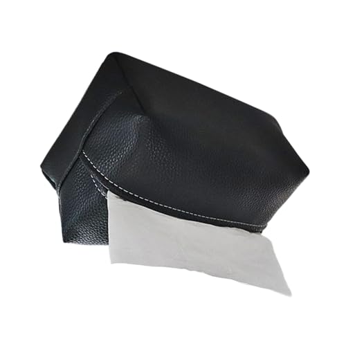 Porte-mouchoirs en cuir synthétique pour tableau de bord auto - 2