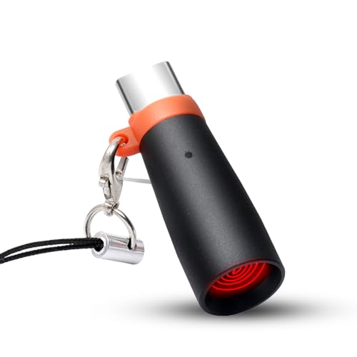Portable and Lightweight USB Type-C Electric Lighter, which has no Flame, no Gas, no Battery and is Windproof, can be Used by Connecting The Charging Port of The Mobile Phone. (Black)