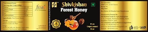 Image of Shivkishan Forest Honey, Pure Raw Unprocessed Natural Honey, Immunity Booster, No Additives, No Preservatives, 400g Serving Size