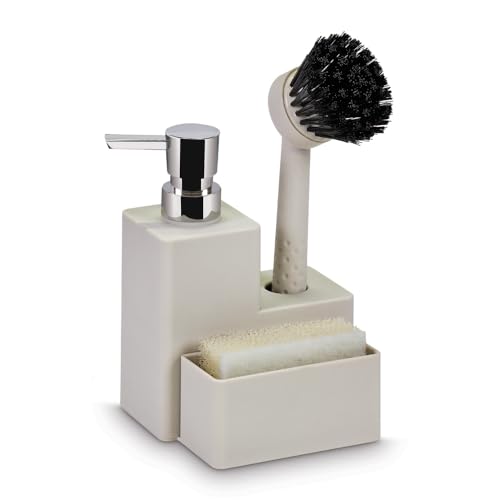 Freelance Portofino Sinkside Organizer(with Scrub Pad & Cleaning Brush) - Cream (B0CVF2CVM3) Amazon Price History, Amazon Price Tracker