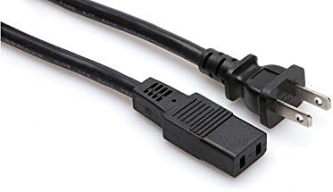 2-Prong AC Power Cable/Cord for Yamaha PSR-6300, PS-6100, KX88 or DX5