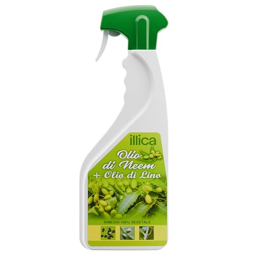 Olio di Neem per Piante + Olio di Lino per