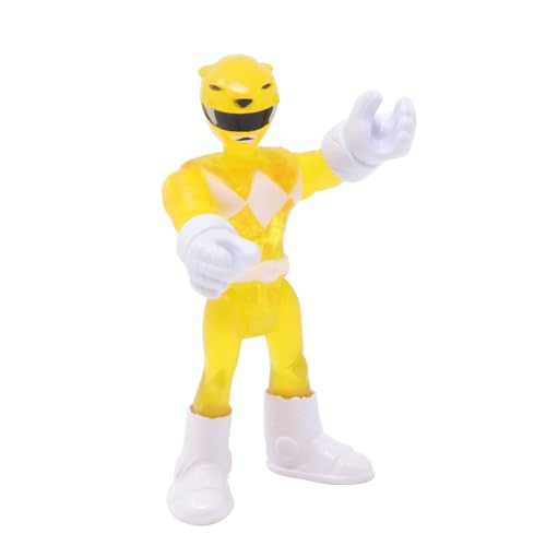 Imaginext Replacement Part for Collectible Fisher-Price Power Ranger Mastodon Battle Bike Playset DTP94 - Replacement Translucent Yellow Trini Kwan Power Ranger Poseable Figure