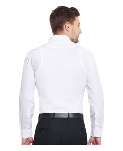 Image of Martin PACEMAKER Formal Shirt Regular Fit with Full Sleeves & Spread Collar(White)