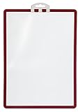 Farbe des Rahmens: rot DURABLE Hunke & Jochheim Sichttafel INFOTAFEL A4, PP, A4, rot