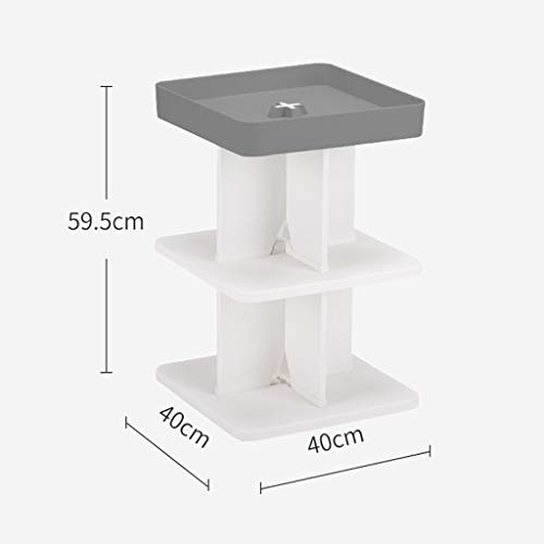 Table basse au montage simple avec étagère de rangement salon - 4