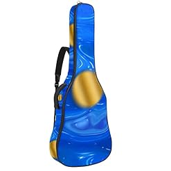 Housse pour guitare acoustique – Motif animaux – Silhouette de nuit – Rembourrage épais – 1 cm – Étanche – 40 – 41 – 42… - Les Beatles, Paul McCartney, John Lennon, RIngo Starr, George Harrison