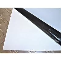 Lamiera Acciaio Zincata 0.75 Mm Bianco RAL 9010 - 70x70 Cm, Con Pellicola Protettiva
