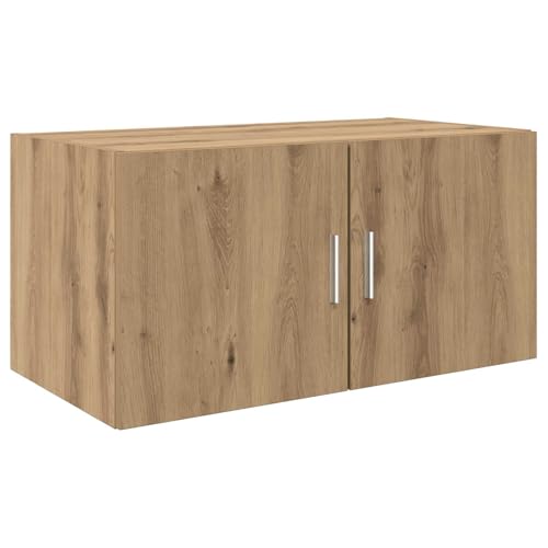LoogCape Armoire de rangement 2 pièces en chêne Artisan 80 x 42,5 x 225 cm avec 6 étagères et 4 portes pour salon, chambre à coucher, bureau, couloir et cuisine, commode polyvalente peu encombrante – vue 6