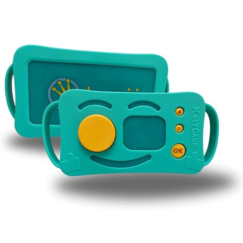 Housse Protection Compatible Lunii - Coque Kalycase Silicone pour Conteuse Histoires Luni - V1 V2 V3 (Vert)