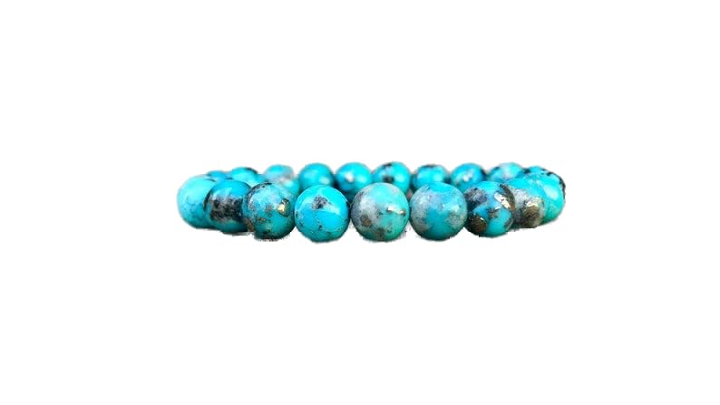 Bracelet turquoise de Campitos 10mm de qualité supérieure LKBEADS perles lisses