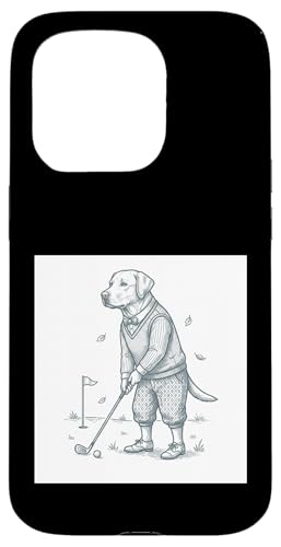 Labrador Golf Player Dog Owner �X�}�z�P�[�X iPhone 15 Pro �p