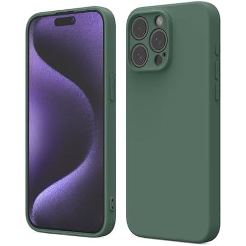 UMIONE for iPhone 14 PRO PRO Phone case, Advanced Silicone Phone case, Full Body Anti-Shock Protection, wear-Resistant and Anti-Scratch, a Variety of Fashionable Colors - Pine Forest Green Cover
