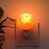 Himalayan handcrafted salt wall switched night light lamp unique gift idea  urban country home decor