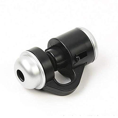 JiaHan Teléfono Celular de 30X de Zoom Lupa LED con Clip del teléfono móvil de la Lente del microscopio Micro para Apple iPhone Samsung iPad (batería incluida)