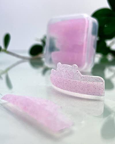 Coussinets de levage de cils silicone rose permanentes et recourbe-cils patchs souples - 4