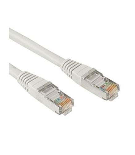 Cable de red RJ45 Cat.6 UTP 0.5 m blanco miniatura 1