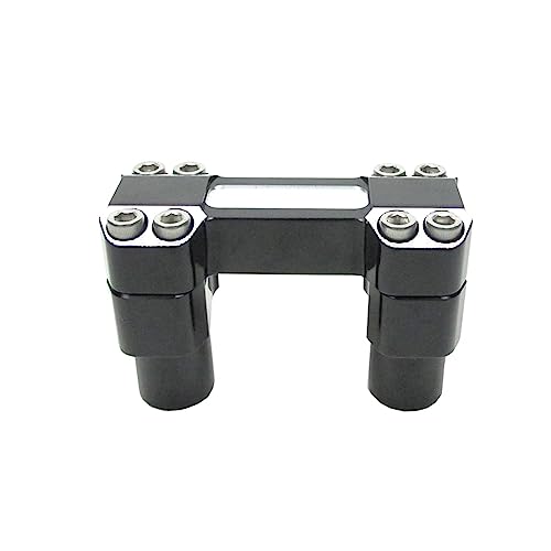 Risers de Guidon 2.4" Noir CNC pour Moto Softail et Dyna 1986-2021