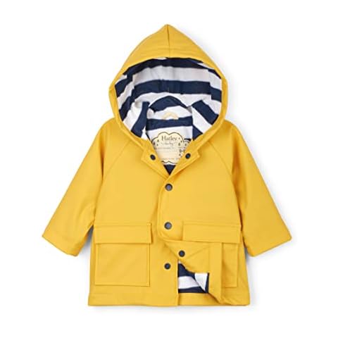 Hatley Baby Boys' Waterproof Raincoat, Yellow Cover