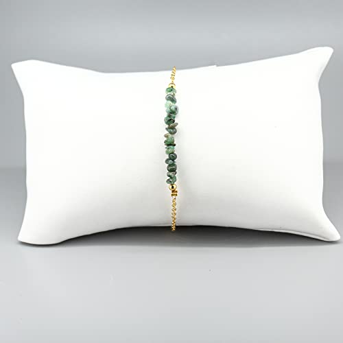 Gempires Natural Chips Bar Bracelet, Energy Healing Crystals, Birthday, Gift for Her, Gemstone Jewelry 8 inch3