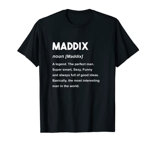 Photo de Homme Maddix Name Chemise | Maddix T-Shirt