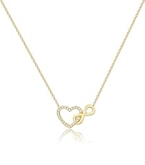infinity heart necklace
