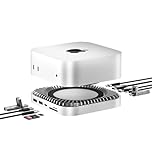 Mac mini M4 Dock, Aluminum Stand and HDMI Hub for Mac mini M4 and M4 Pro 2024 with M.2 NVMe/SATA SSD Enclosure, 4K60Hz HDMI,10G USB A/C, 5G USB A*2, USB-C Charge, SD/TF, Audio
