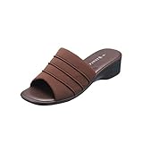 [パンジー] 6830 サンダル シューズ レディース ストレッチ ソフト クッション M ブラウン