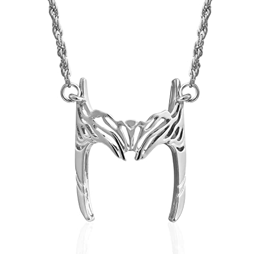 logo Necklace Tiara Crown Pendant Women Gift