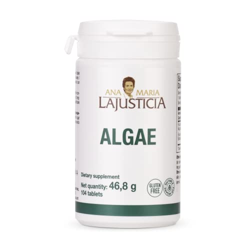 Ana Maria Lajusticia - Algae - Sugar Free, Gluten Free And Vegan Friendly. 104-Days Treatment Pack. Anti-Celullite Properties. Favours The Elimination Of Liquids #TOP14
