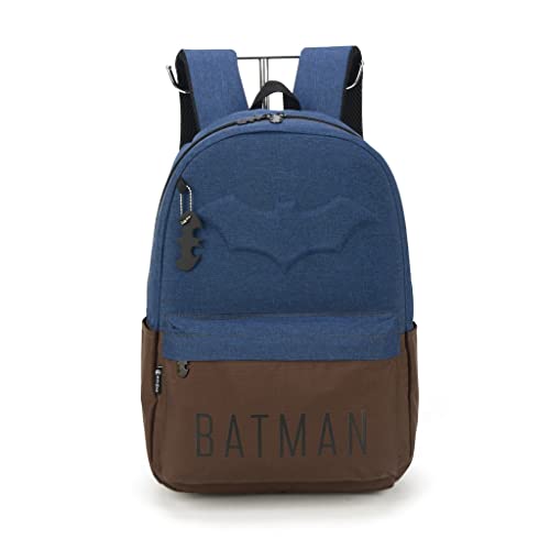 Mochila Masculina Batman Notebook Gg 48902 cinza