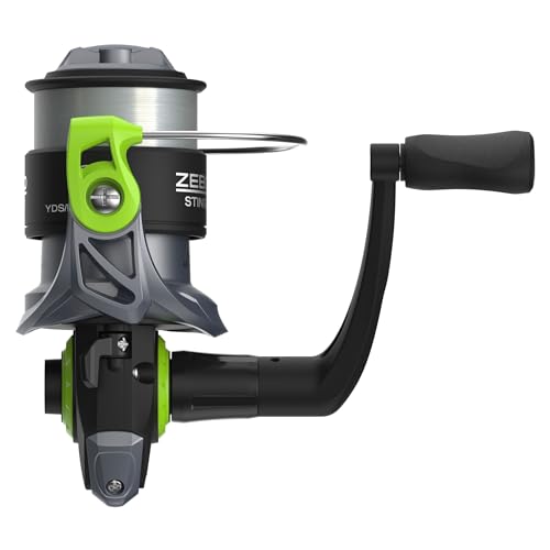 Zebco Stinger Spinning Fishing Reel, Size 10, 5.2:1 Gear Ratio, 1+1 Bearings, 6-Pound Line