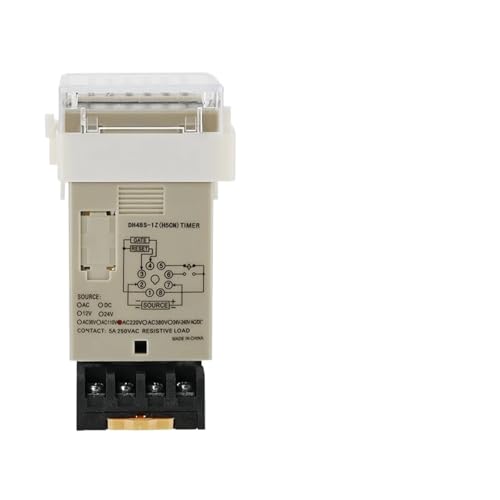 Interrupteur de retard programmable avec relais temporisé numérique LED AC 220V