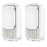Plug In Air Ionizers - 2 Pack Quiet Negative Ion Air Purifier, Air Fresheners for Home, Bedroom, Office, Kitchen - Portable Air Purifiers Portable Odor Eliminator for Smoke, Dust, Pet Smell