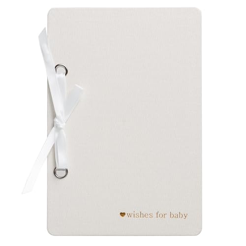 Image of Pearhead Card Keepsake Book, Linen Cover Card Saver, Holiday and Birthday Card Keepsake Book with Ribbon Binding, Ivory One Size