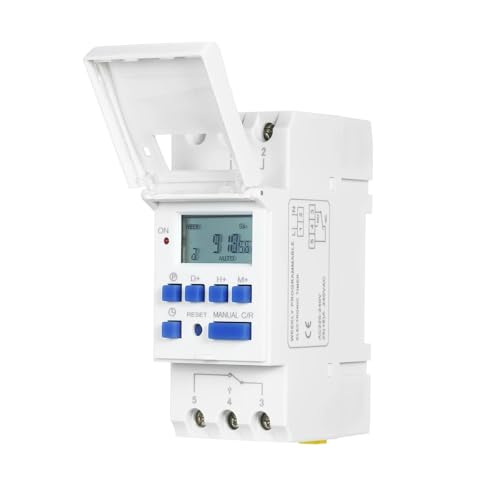 Relais de minuterie numérique THC15A 110V interrupteur horaire rail DIN